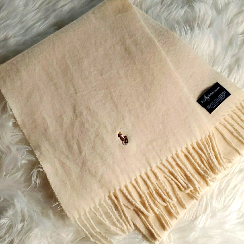 Polo Ralph Lauren 100% Lambswool Scarf